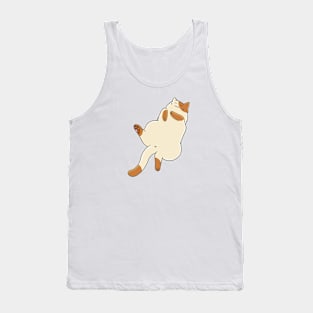 Cute sleeping cat sticker Tank Top